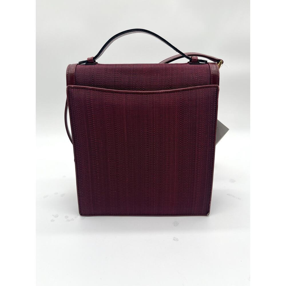 LA LAURENT Vintage Textured Horse Hair Accordion Bag, Combination Lock Closure - Picture 7 of 13